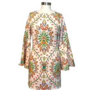 Colorful Floral Print Dress